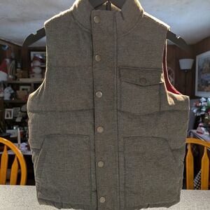 Men's Gray Quilted Vest